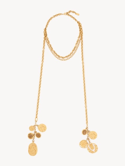 The Chlo&eacute; Medals necklace