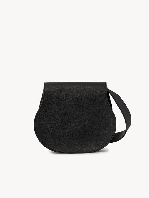 Bolso saddle Marcie de cuero granulado