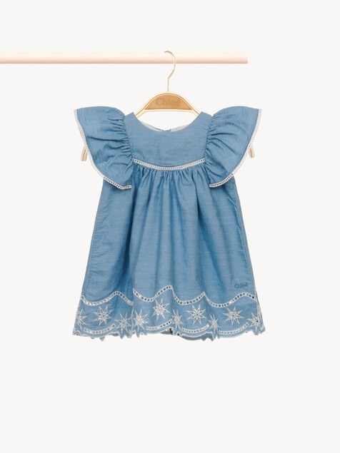 Set de vestido de beb&eacute; y gorro
