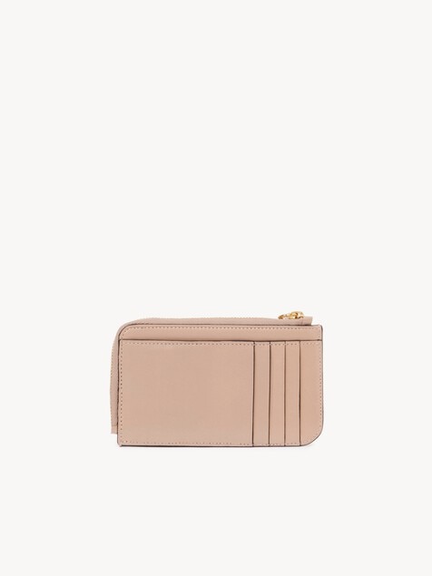 Alphabet wallet in shiny leather