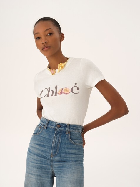 Baby fit logo T-shirt in cotton jersey