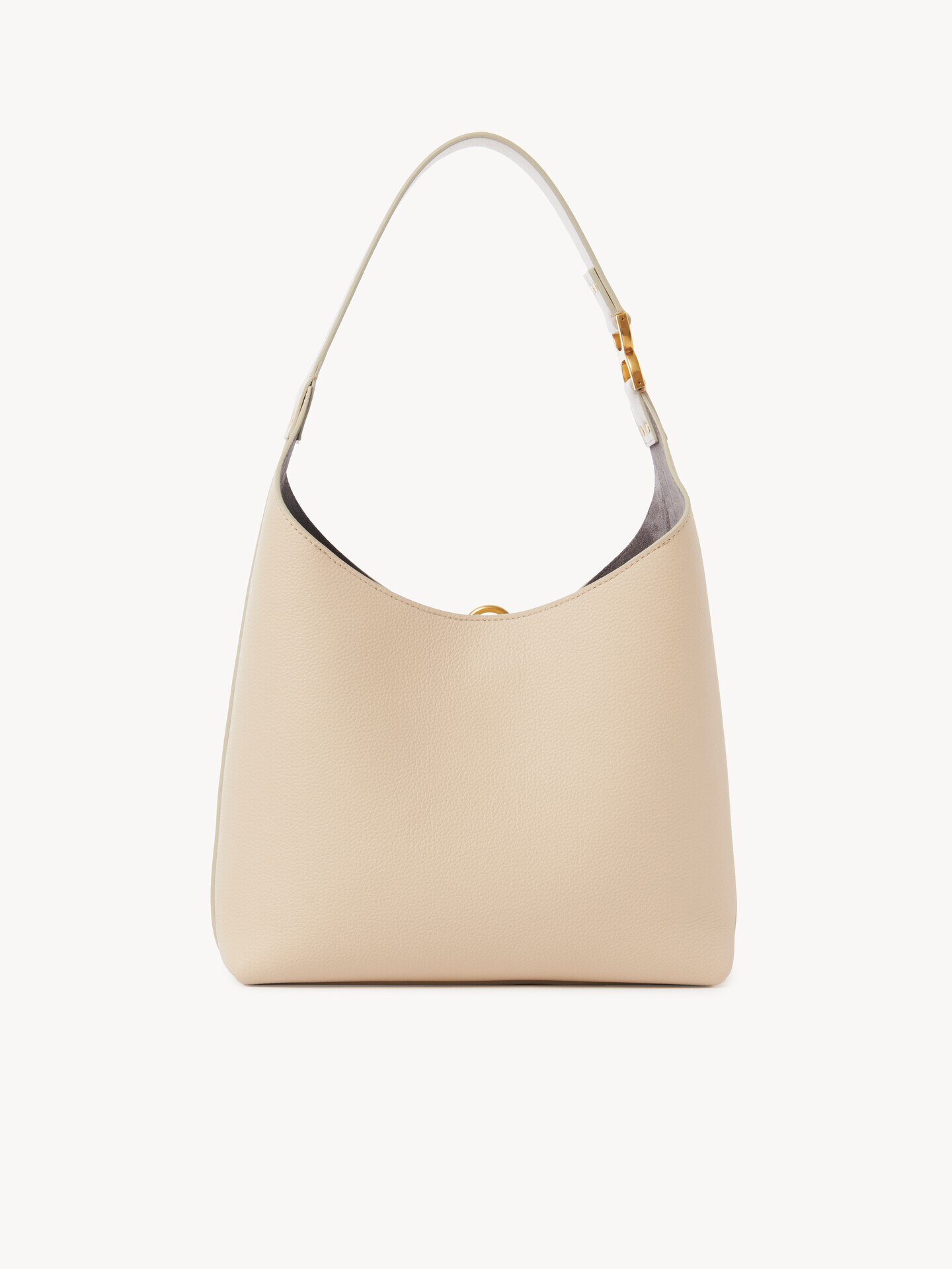Small Marcie hobo bag in grained leather - 5