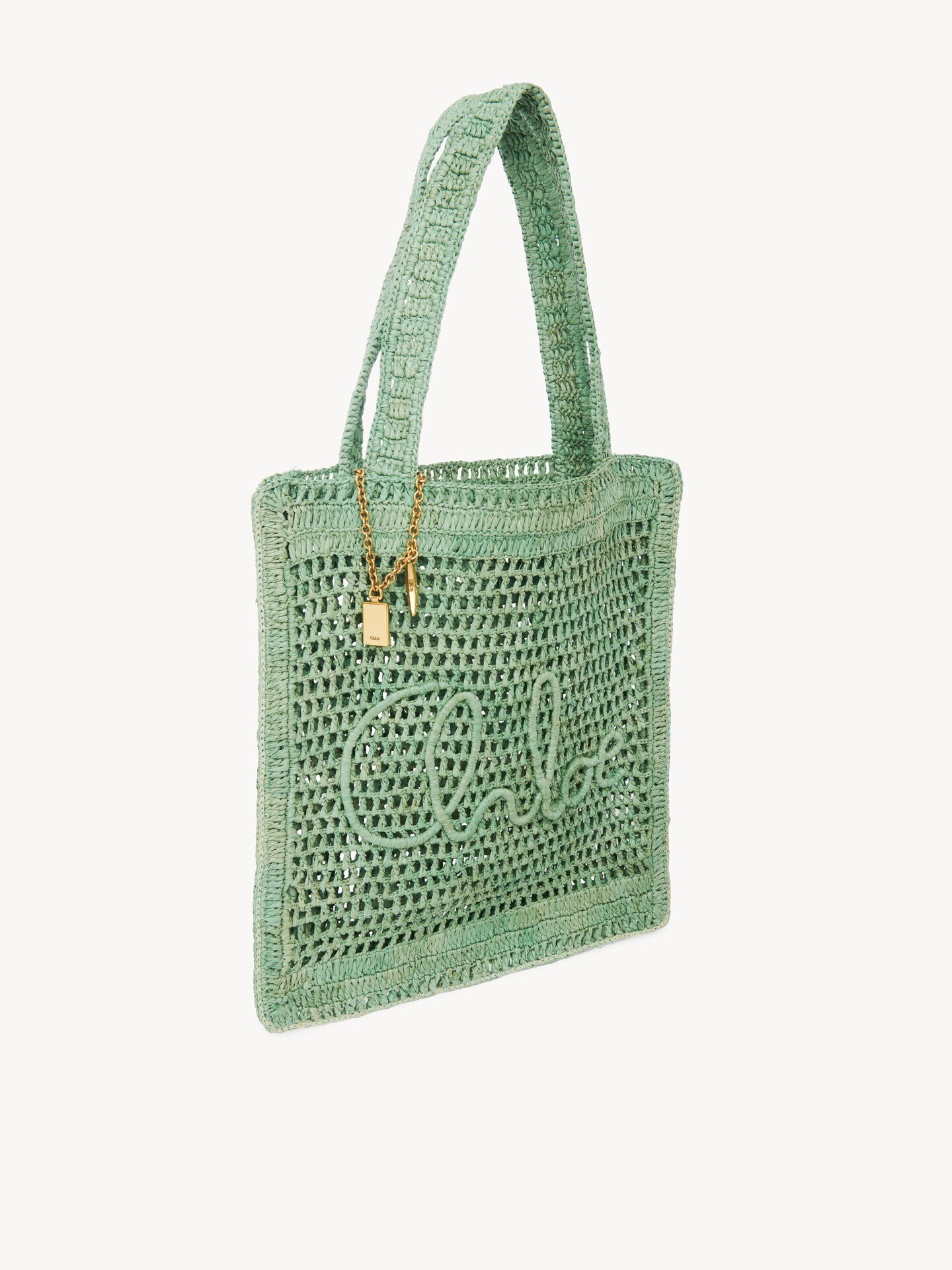 Bolso tote Summer Banana de rafia - 4