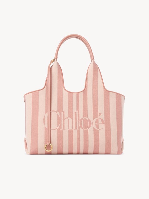 Bolso tote Chlo&eacute; Stripy East-West de jacquard