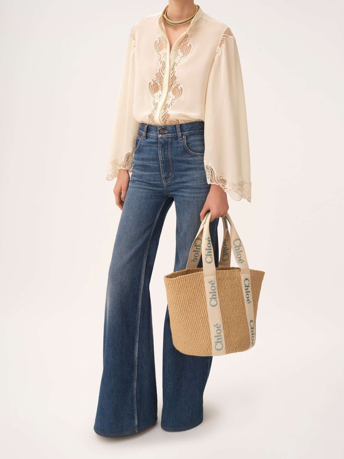 Large Woody basket in natural fibres - 10
