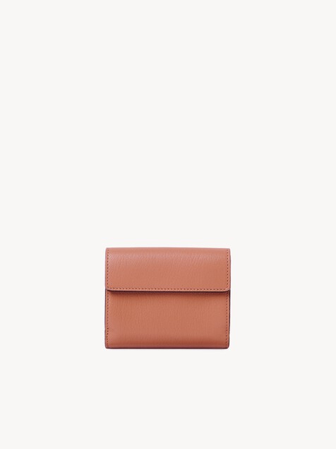 Small Envelope tri-fold in grained leather