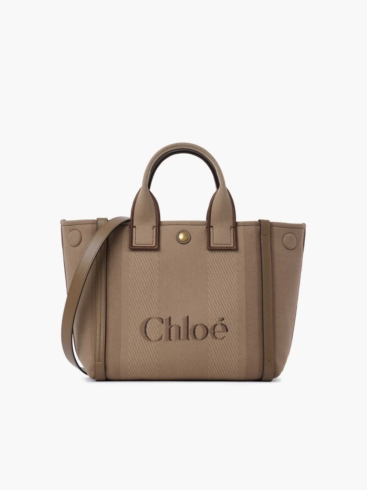 Small Chloé Carry tote bag in canvas - 5