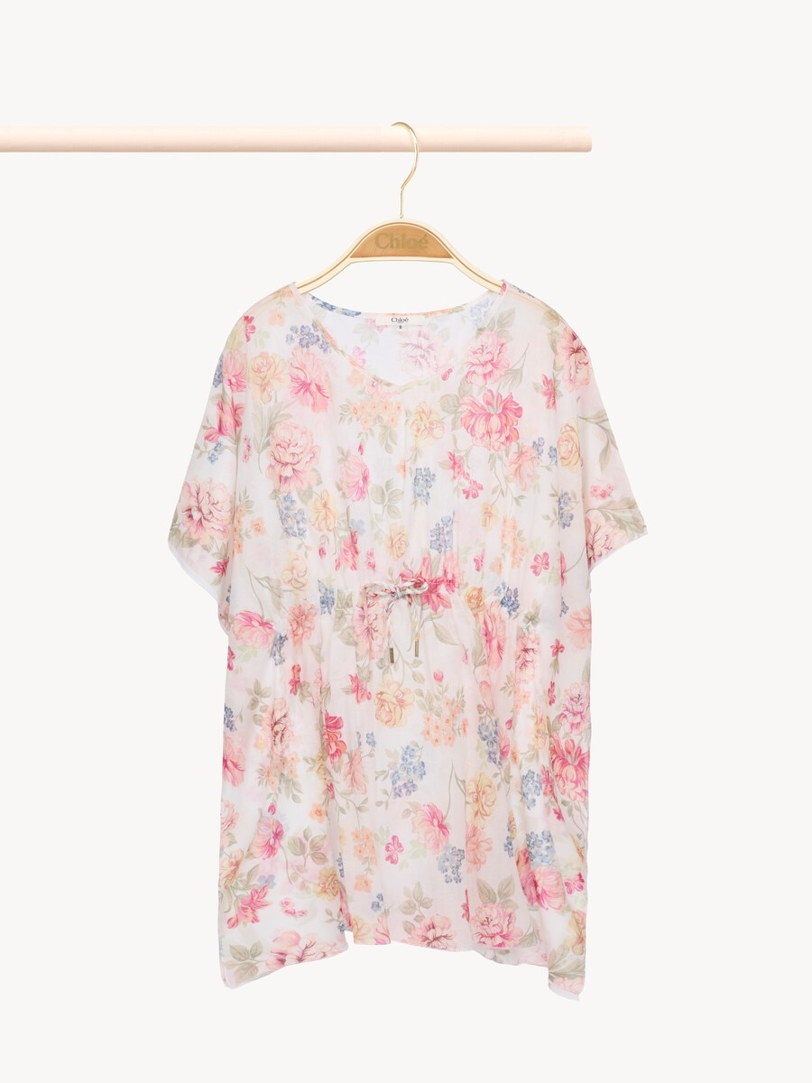 Kids' short-sleeve beach dress - 1