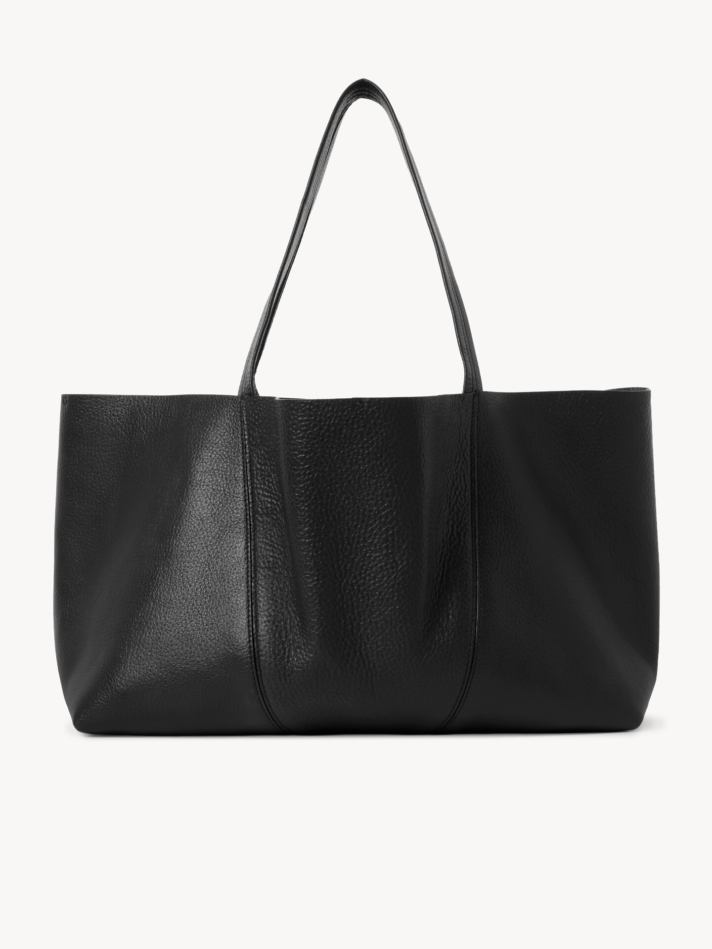 Chloé Spin east-west tote bag in grained leather - 4