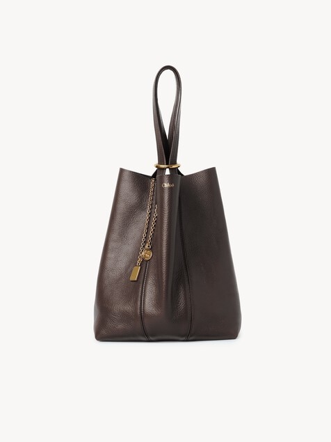 Bolso tote Chlo&eacute; Spin de cuero granulado