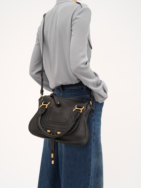 Bolso peque&ntilde;o Marcie de cuero granulado