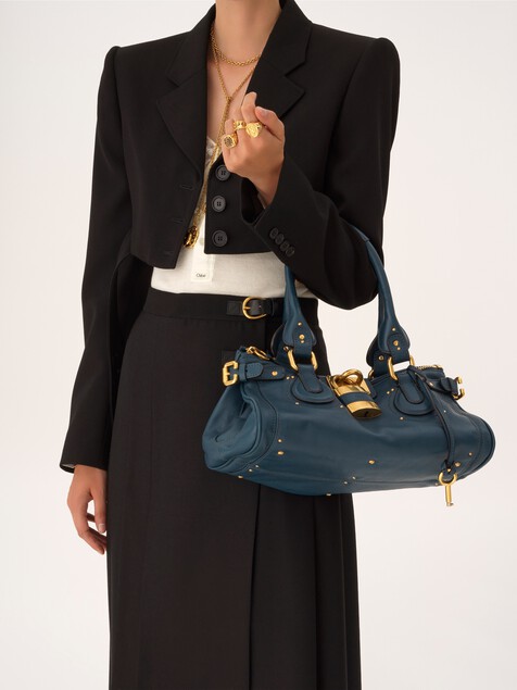 Paddington bag in grained leather