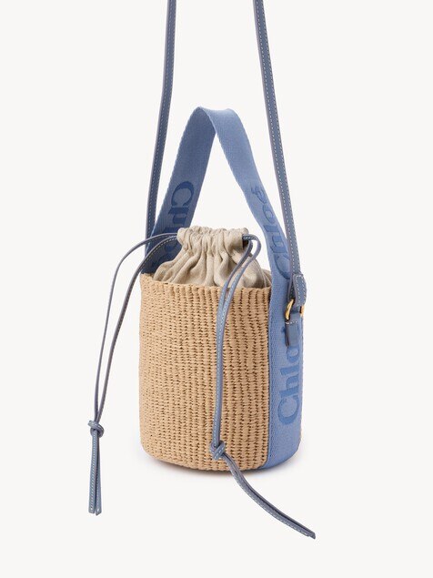 Small Woody basket in natural fibers