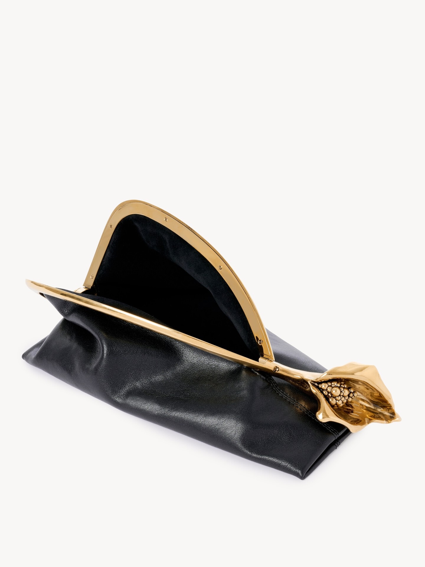Small Eden Treasures clutch in leather - 6
