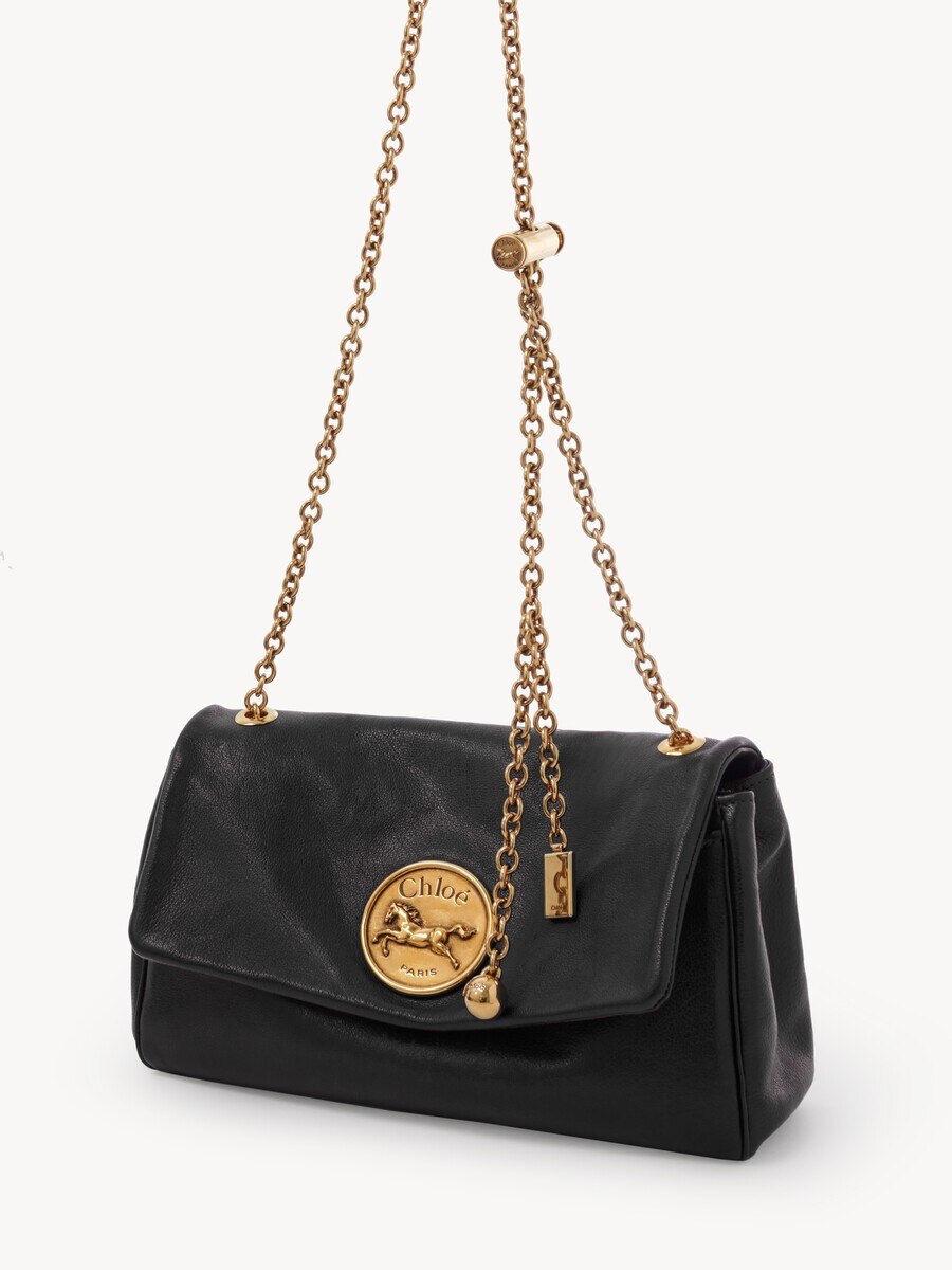 Bolso de hombro Chlo&eacute; Heritage de cuero granulado - 4