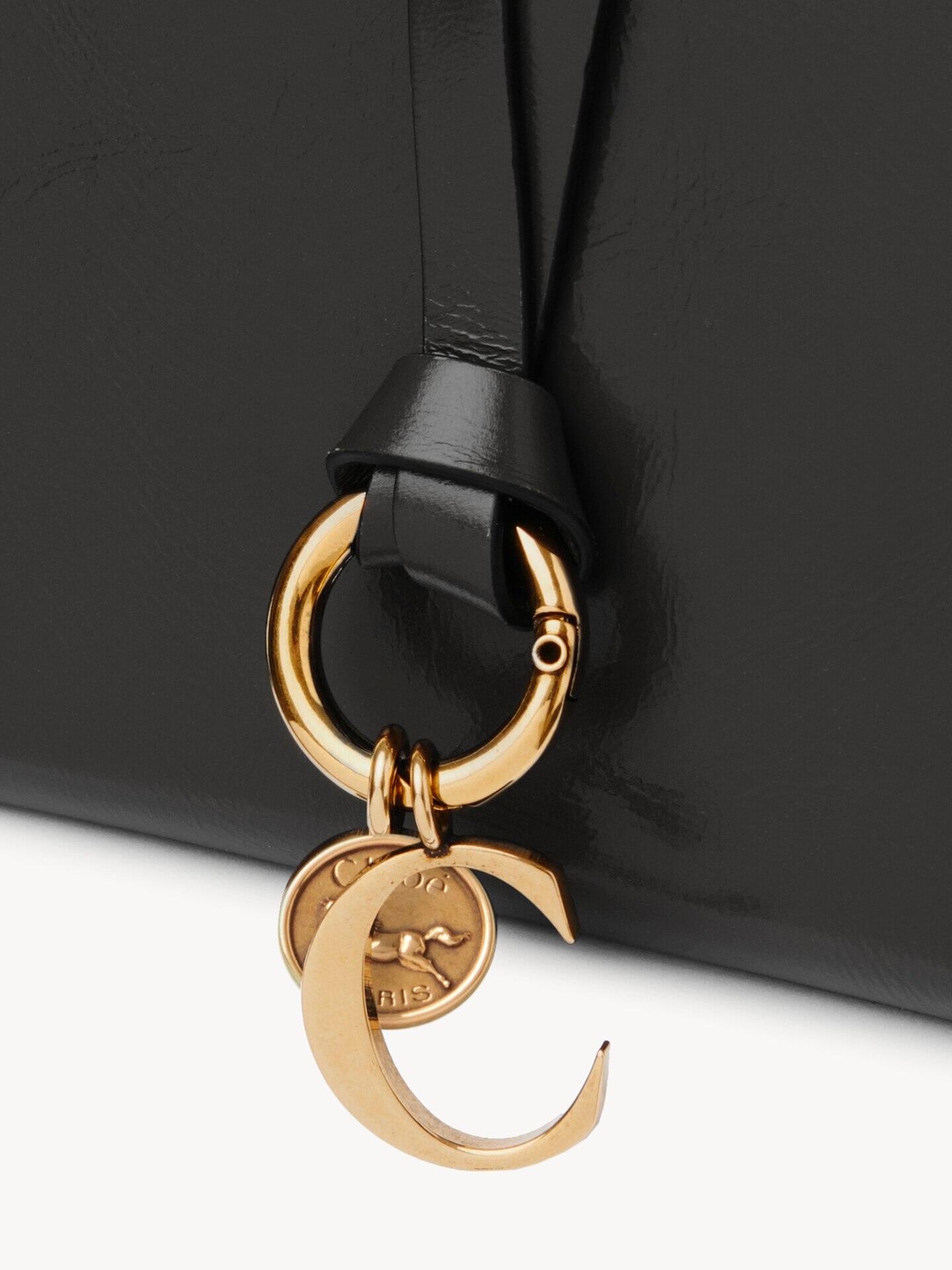 Alphabet bi-fold wallet in shiny leather - 6