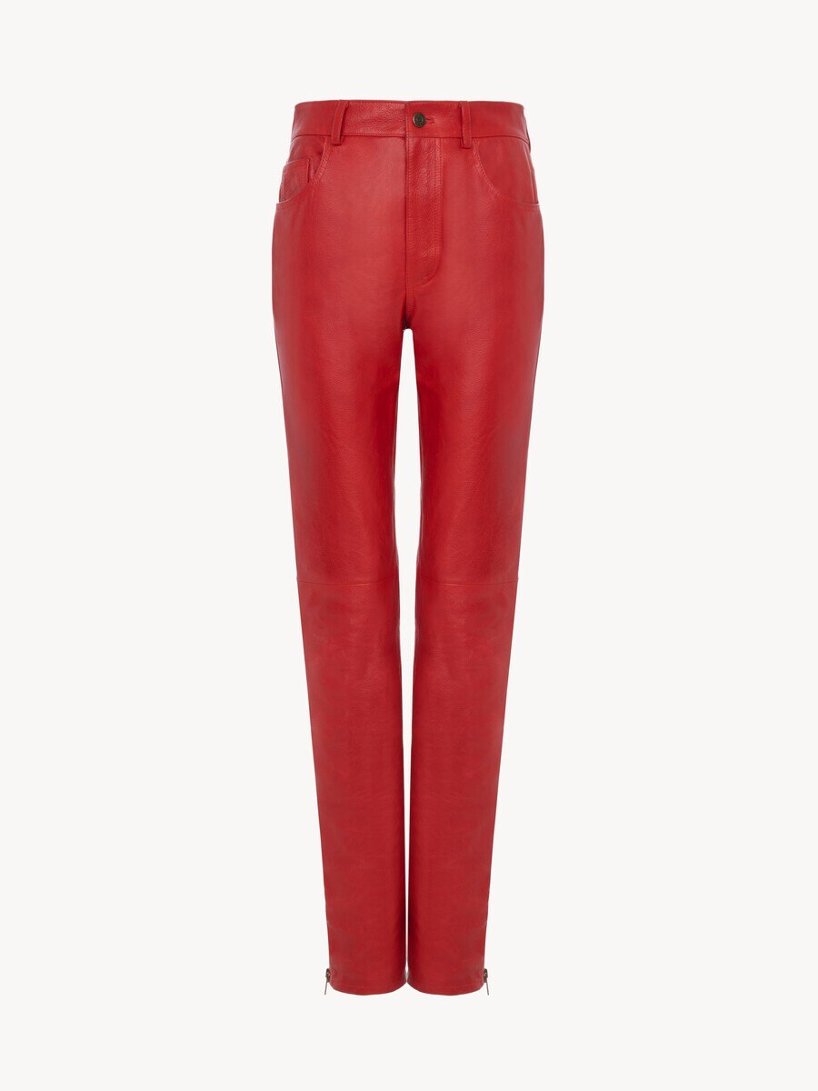 Slim pants in leather - 2