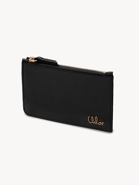 Small Chlo&eacute; Iconic purse with card slots in shiny leather