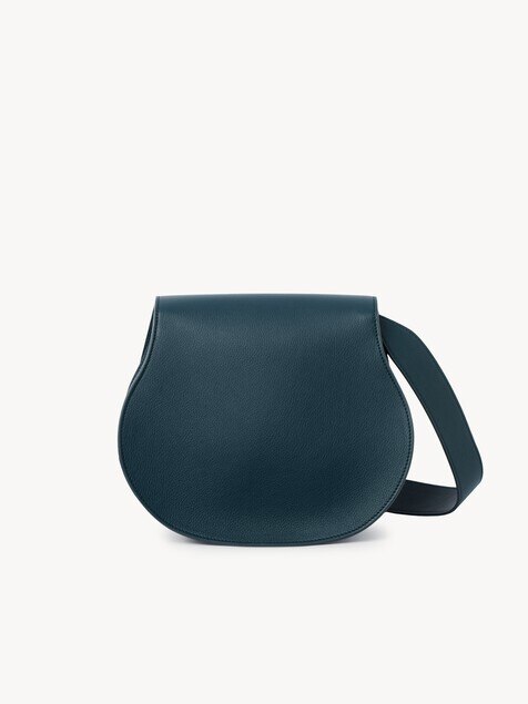 Bolso saddle Marcie de cuero granulado