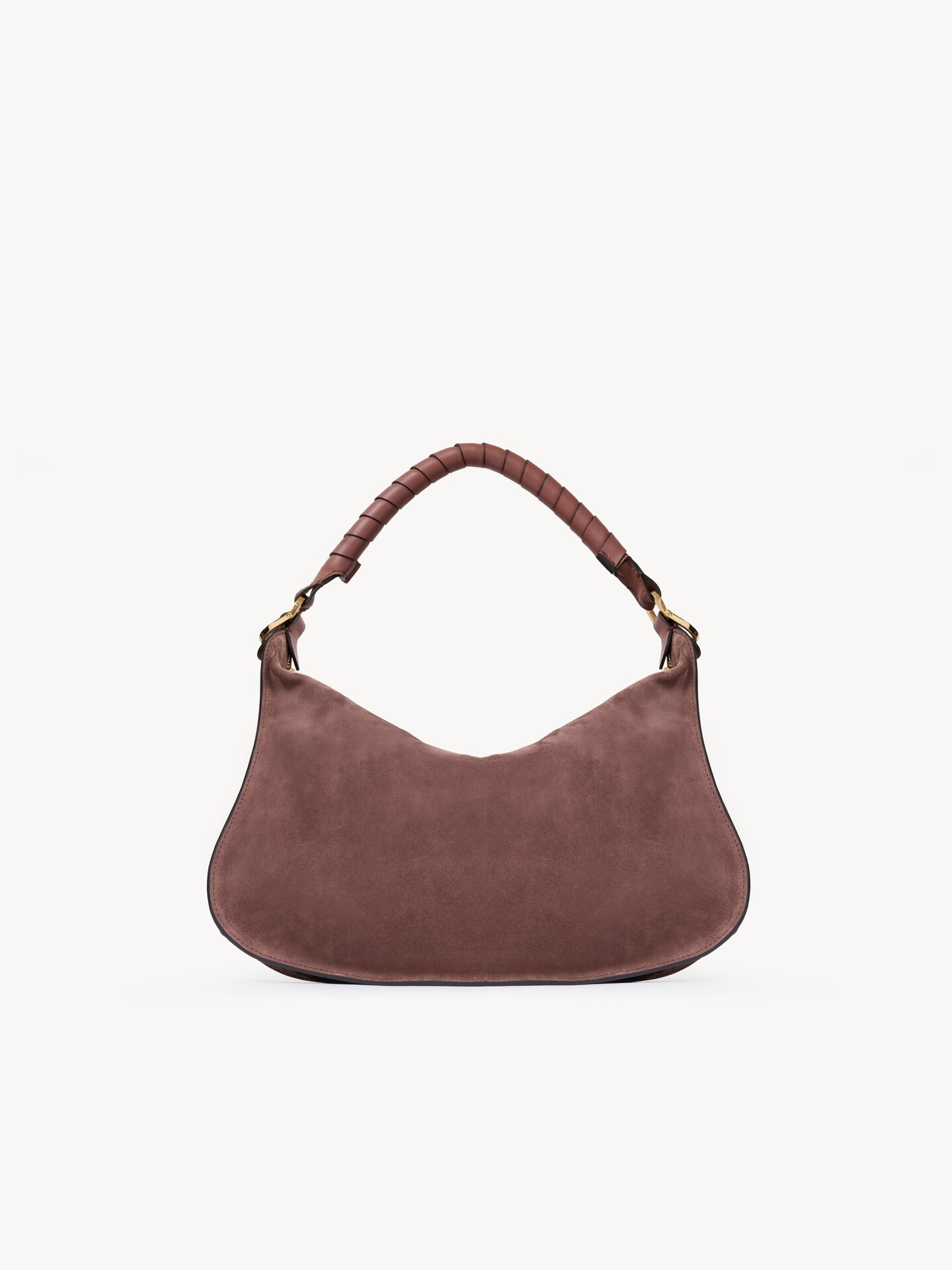 Small Marcie shoulder bag in suede leather - 6