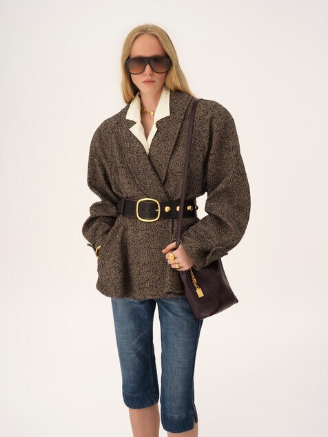 Small Chlo&eacute; Spin tote bag in grained leather