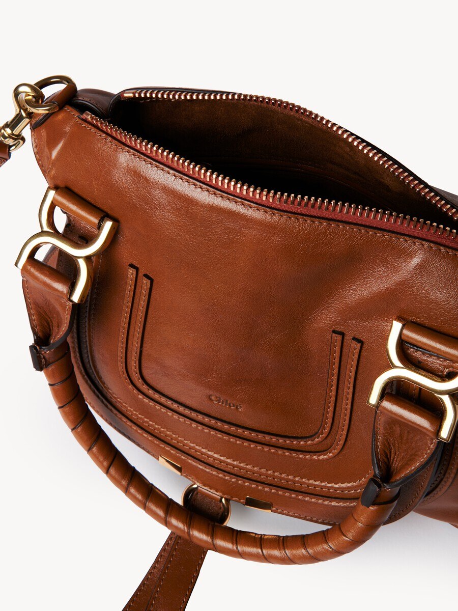 Small Marcie bag in shiny leather - 5