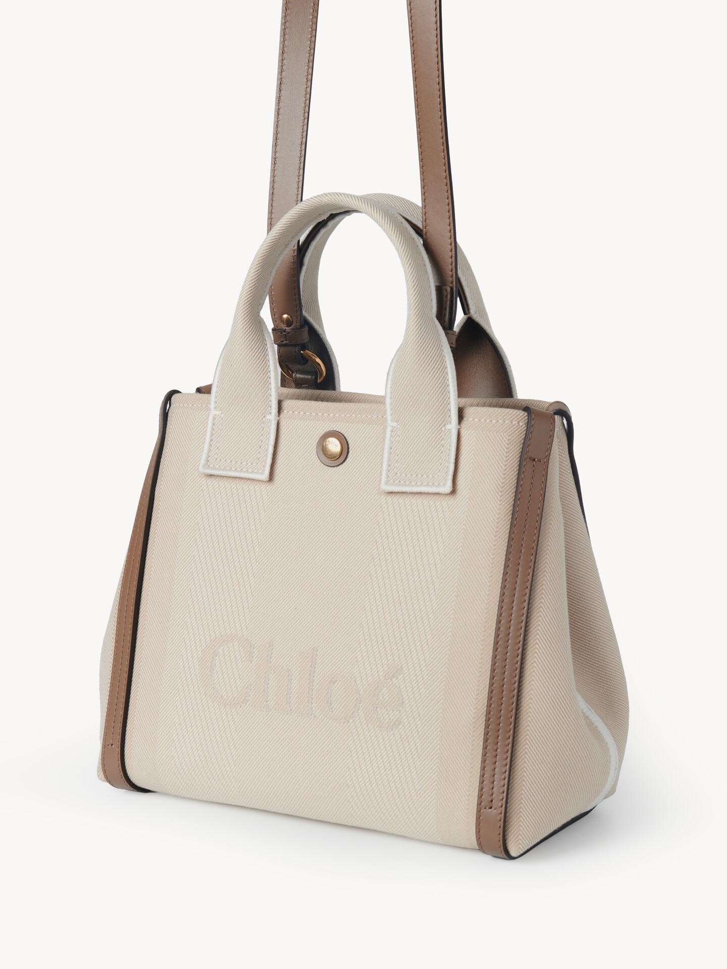 Small Chloé Carry tote bag in canvas - 4