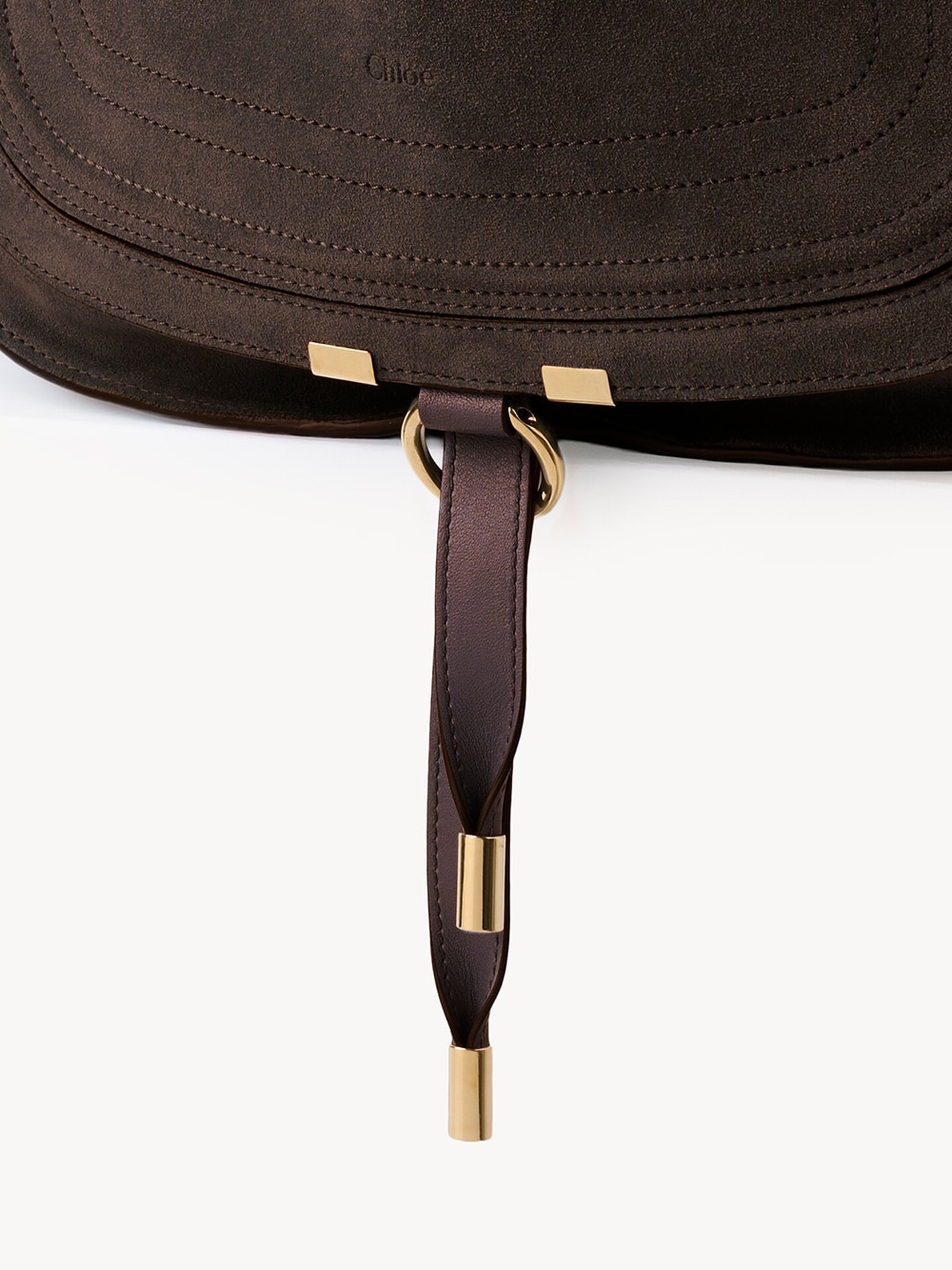 Marcie shoulder bag in suede leather - 9