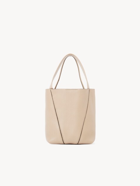 Small Chloé Spin tote bag in grained leather