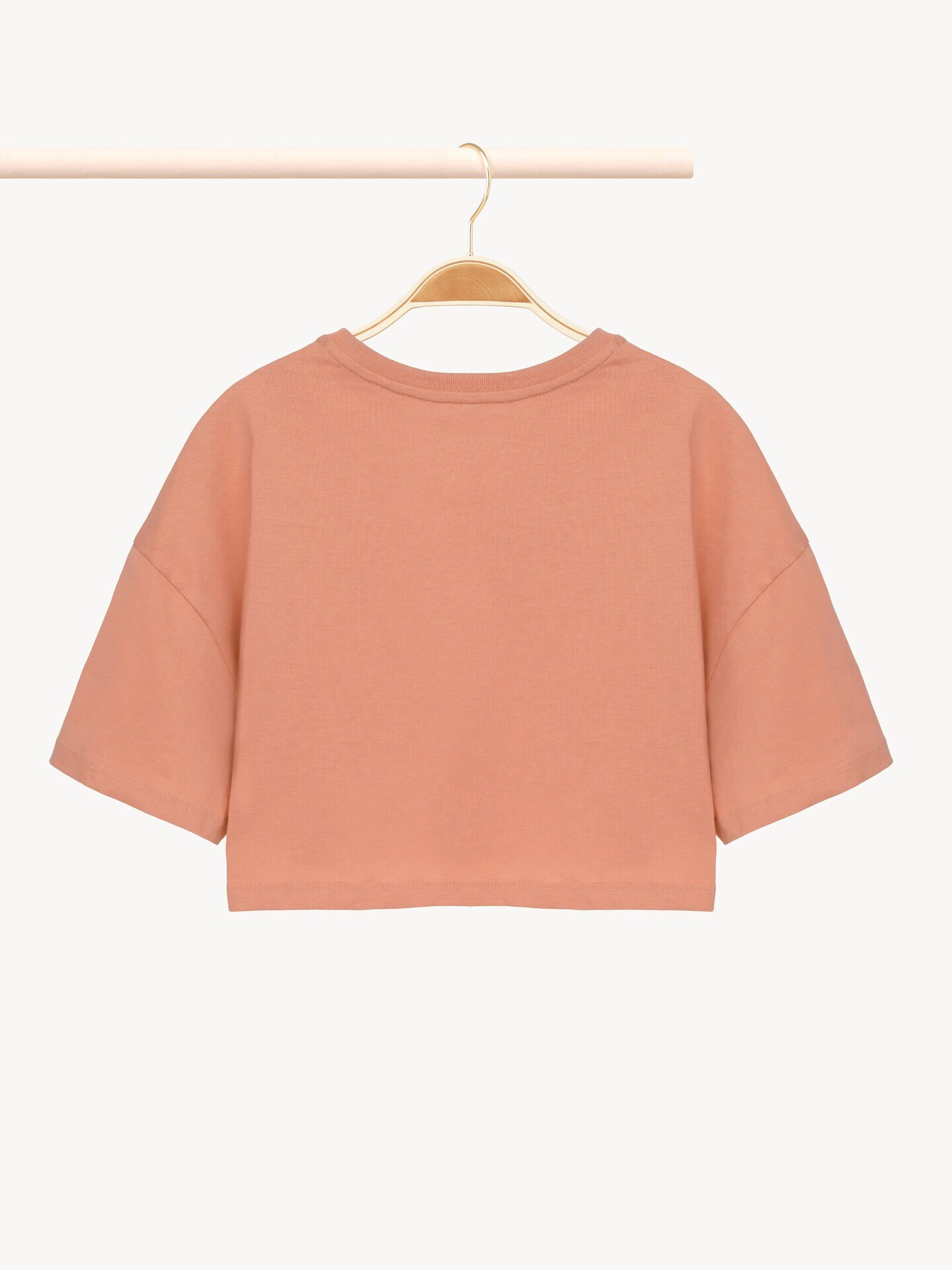Camiseta cropped con logotipo infantil - 3