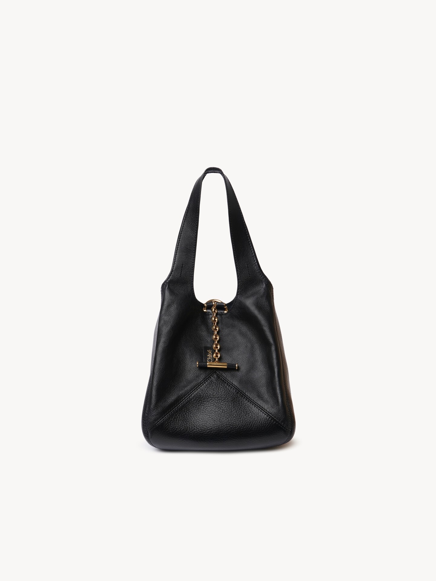 Small Chloé balloon bag in grained leather - 2