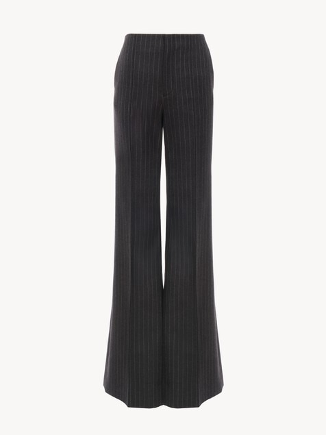 Pantalones bootcut de sastre de lana