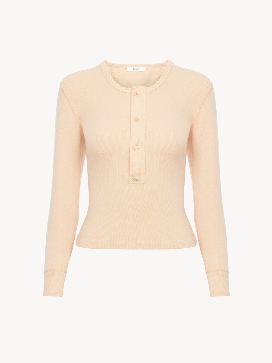 Henley shirt in cotton jersey - 2