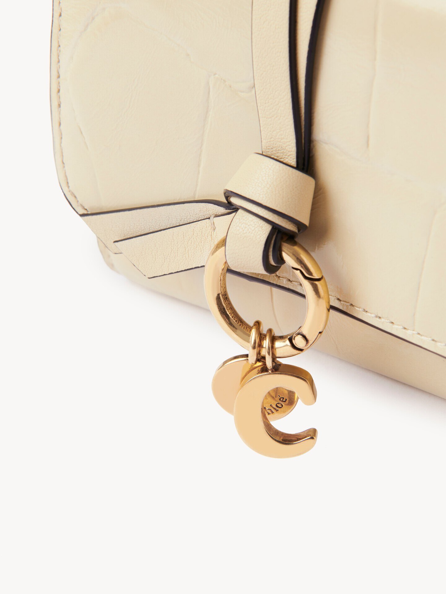 Small Alphabet tri-fold in croco-effect leather - 6