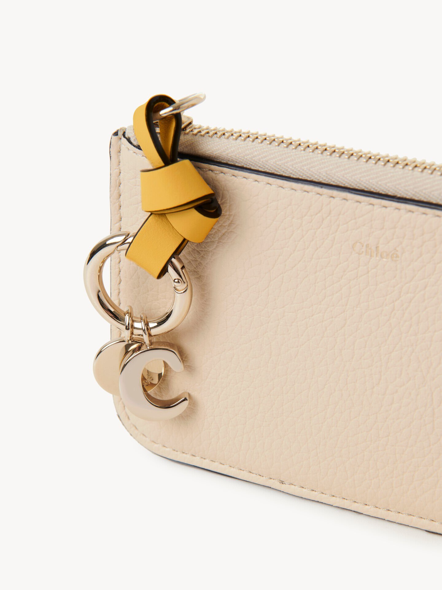 Alphabet purse in grained leather - 6