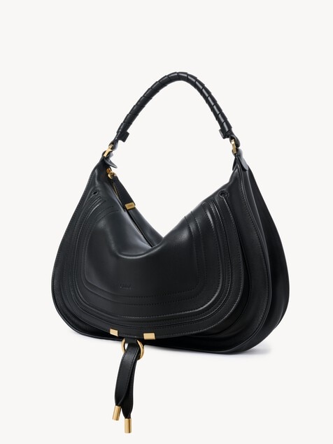 Bolso de hombro Marcie de cuero suave