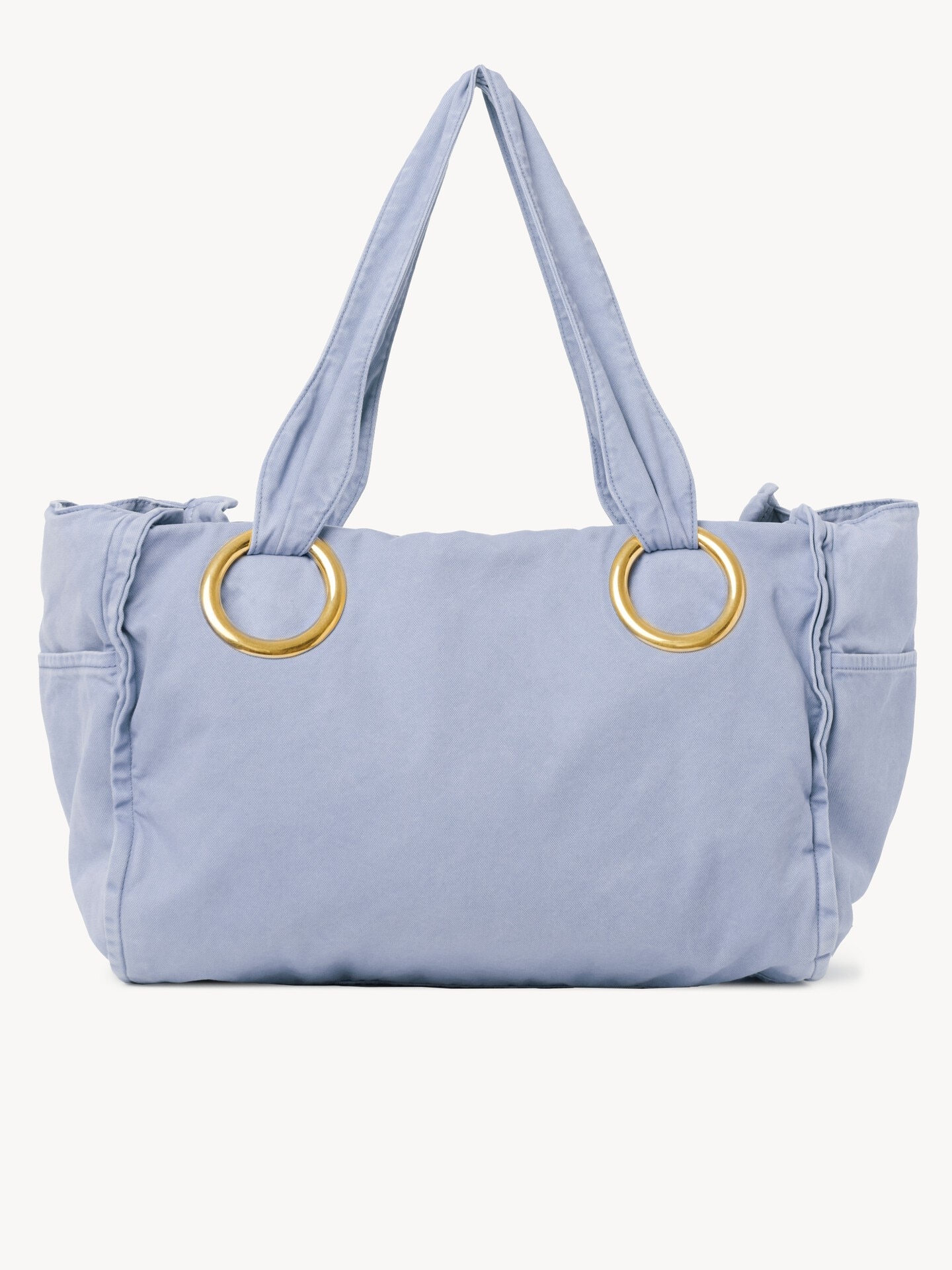 Large Chloé Plage tote bag in cotton - 4