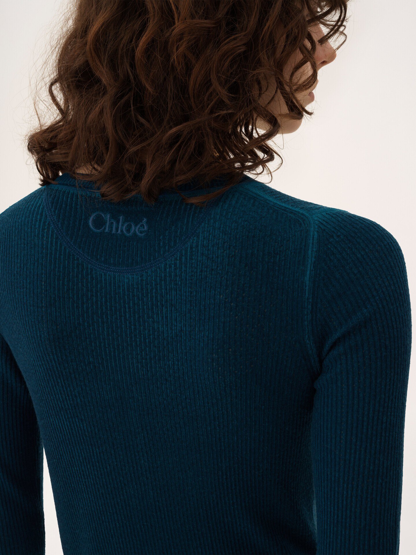 Camisa Henley de punto de lana merina - 7