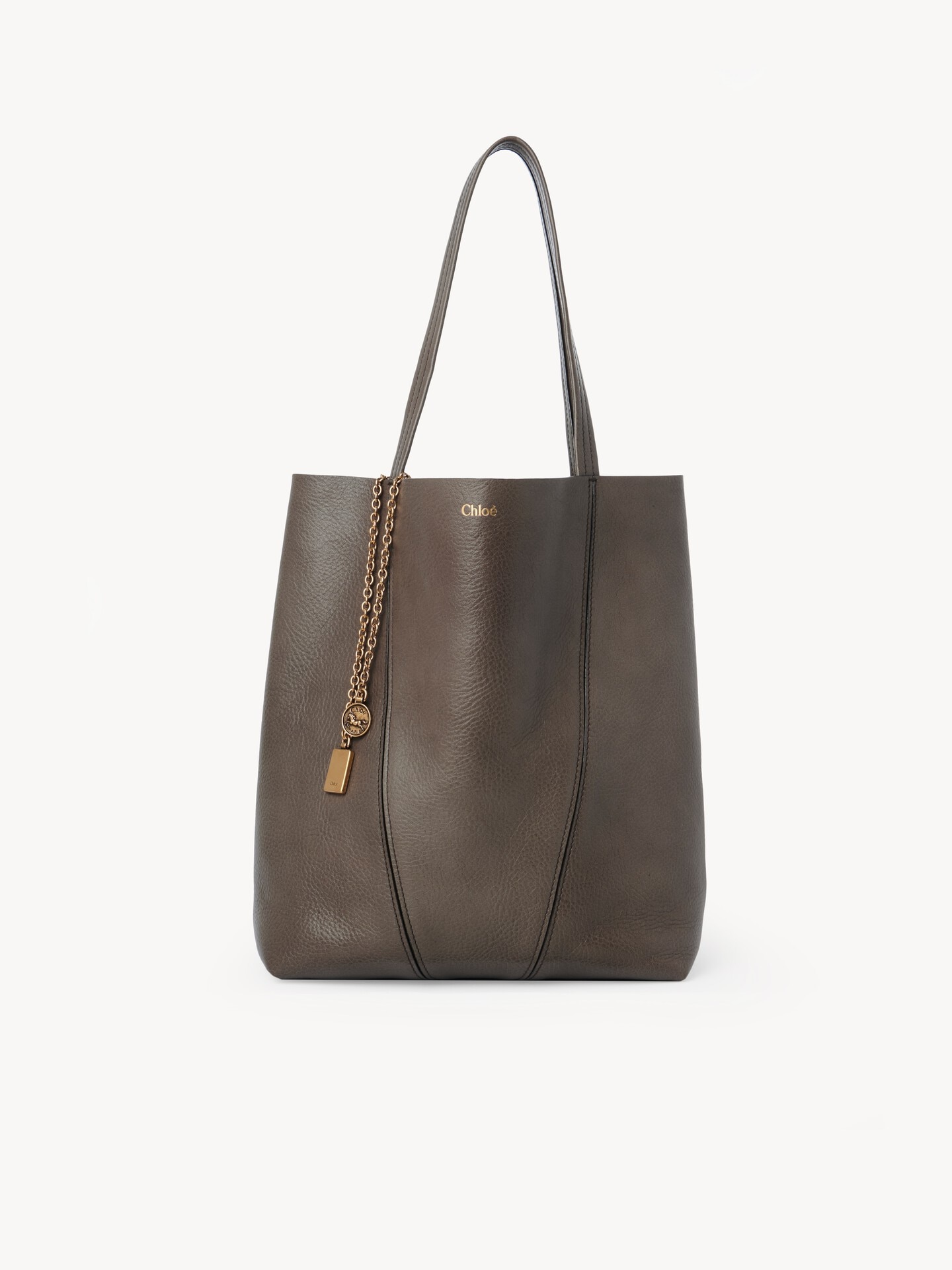 Chloé Spin tote bag in grained leather - 2