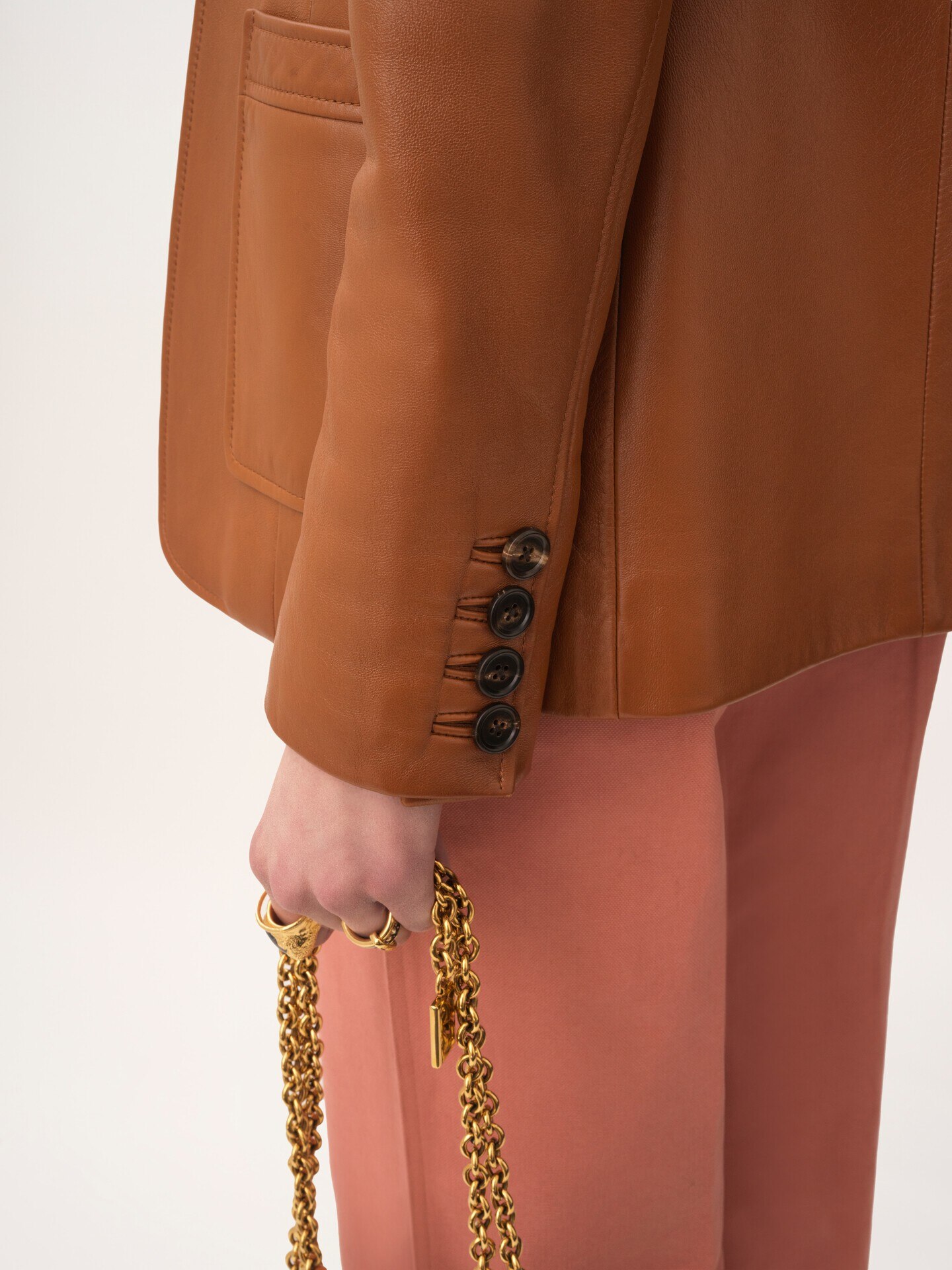 Chaqueta de sastre de cuero - 7