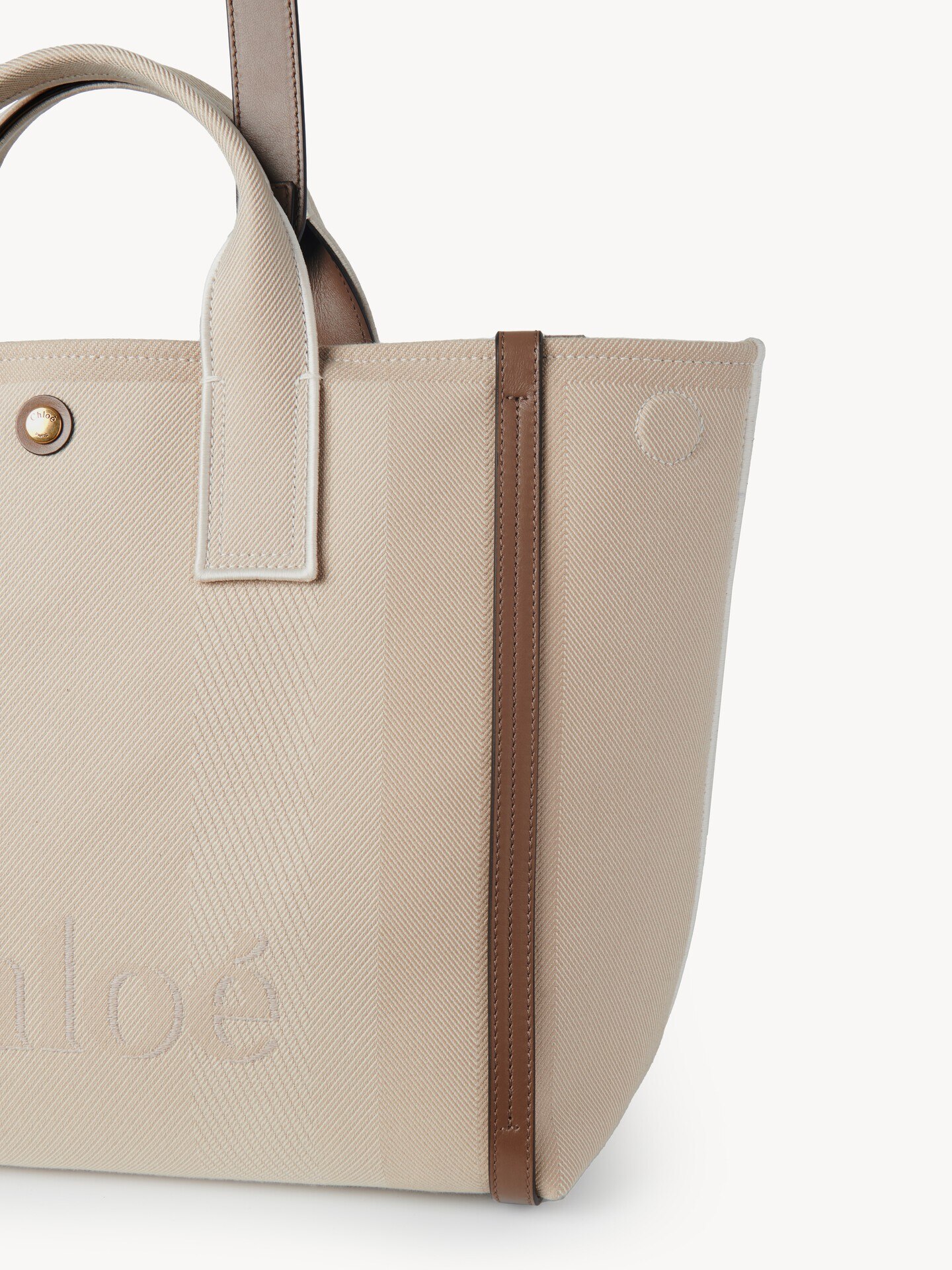 Chloé Carry tote bag in canvas - 8