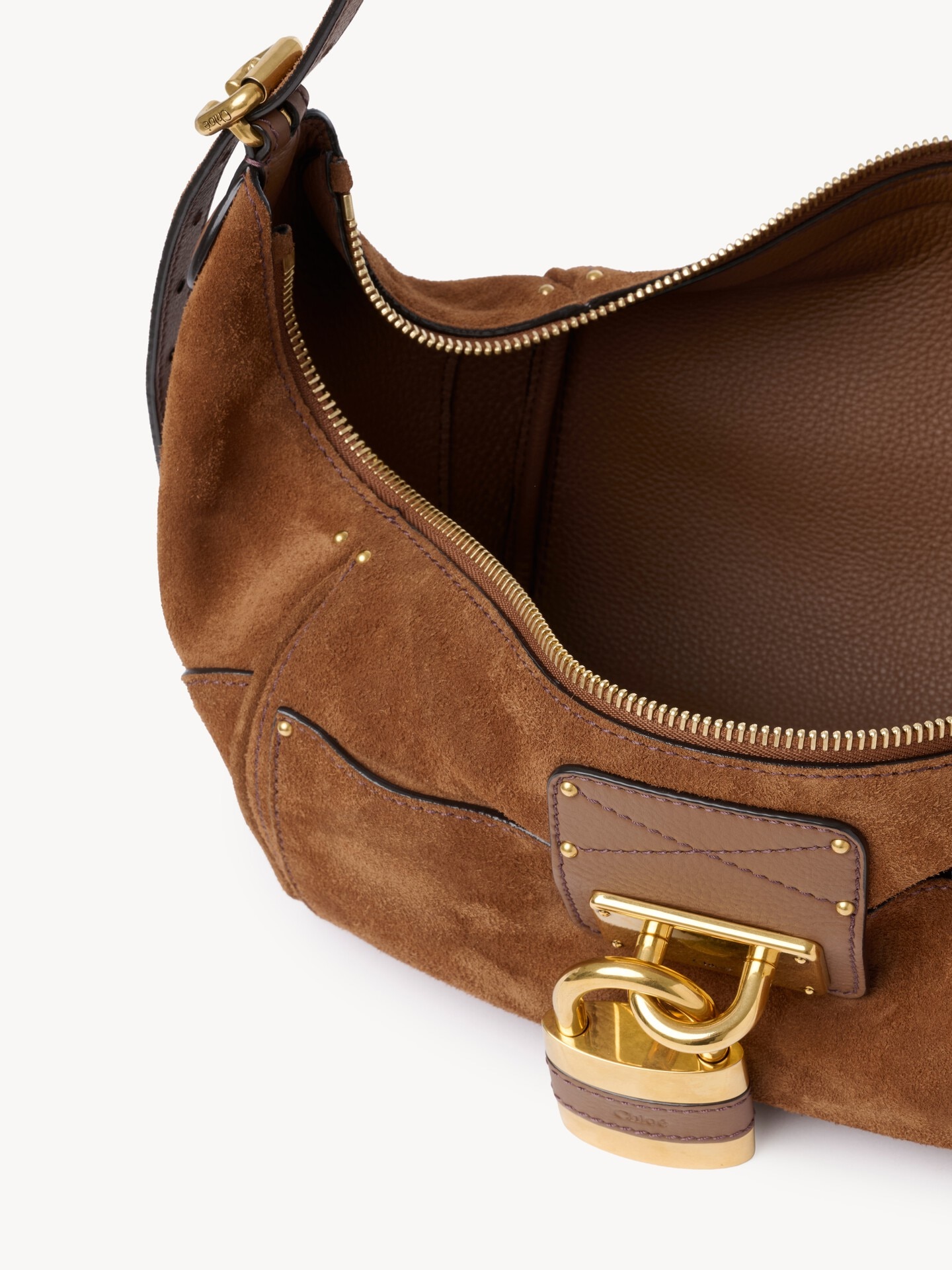Paddington crossbody bag in suede leather - 6