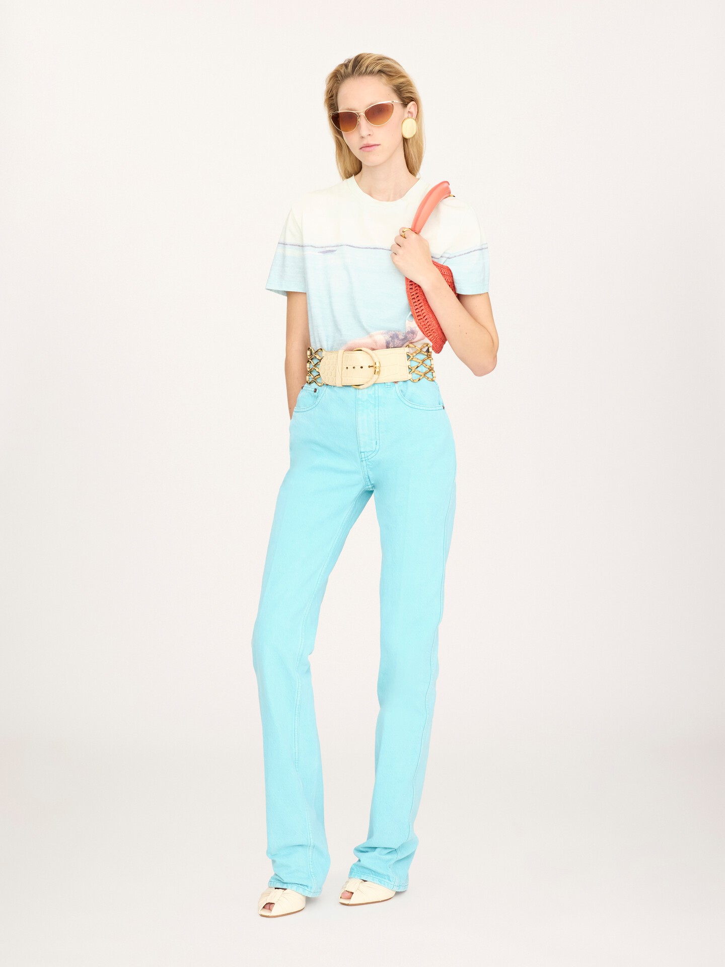 Crew-neck logo T-shirt in cotton jersey - 3