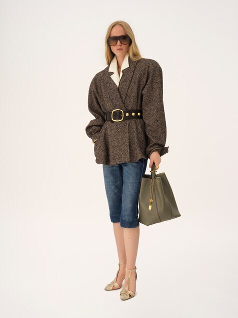 Bolso tote Chlo&eacute; Spin de cuero granulado