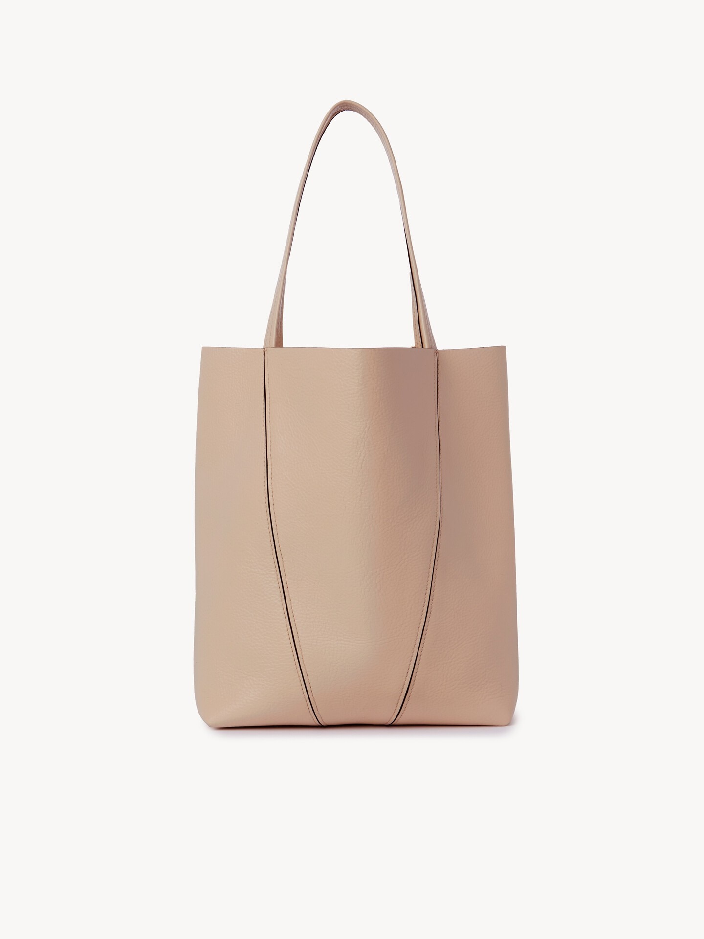 Chlo&eacute; Spin tote bag in grained leather - 4