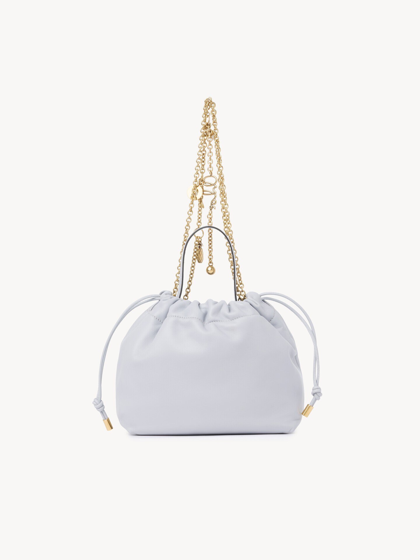 Bolso de hombro peque&ntilde;o Chlo&eacute; Icons con cadena de cuero suave - 5