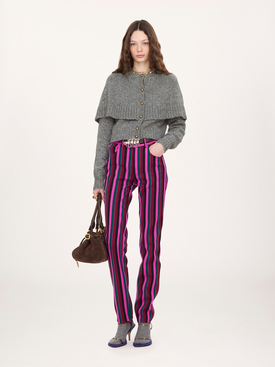 Cape cardigan in a wool & cashmere knit - 3