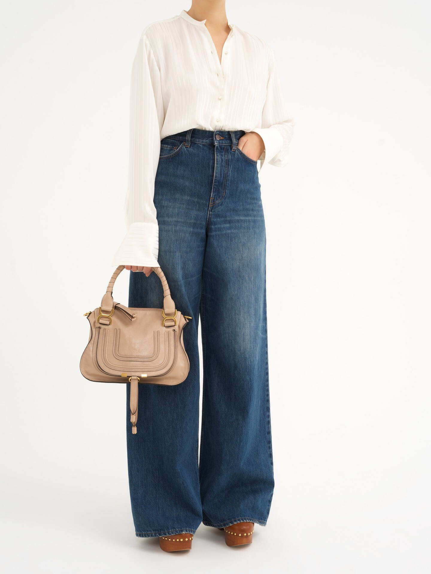 Small Marcie bag in shiny leather - 8