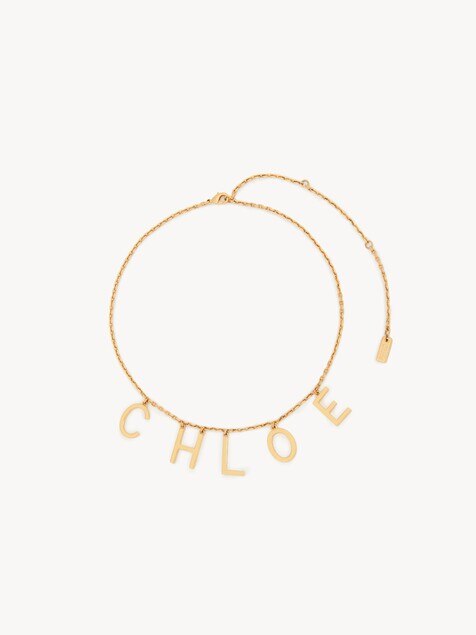 The Chlo&eacute; Letters necklace