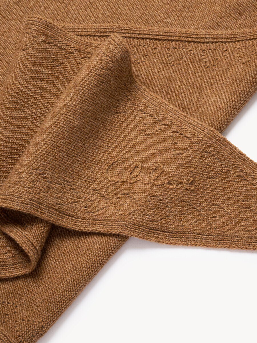 The Chlo&eacute; Iconic triangular scarf in wool - 4